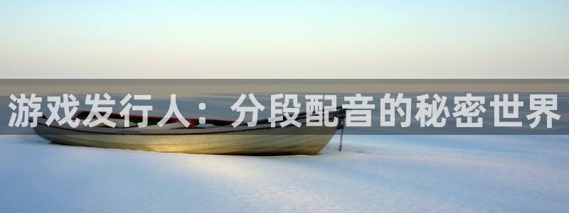 亿万28官网注册平台怎么注册的：游戏发行人：分段配音的秘密世界