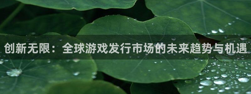 亿万28官网注册方法视频：创新无限：全球游戏发行市场的未来趋势与机遇